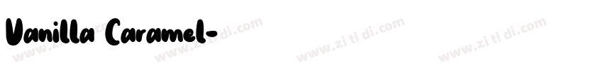 Vanilla Caramel字体转换